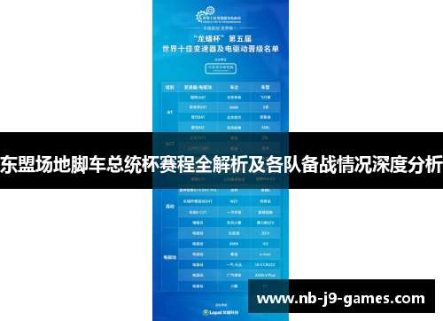 东盟场地脚车总统杯赛程全解析及各队备战情况深度分析