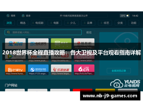 2018世界杯全程直播攻略：各大卫视及平台观看指南详解